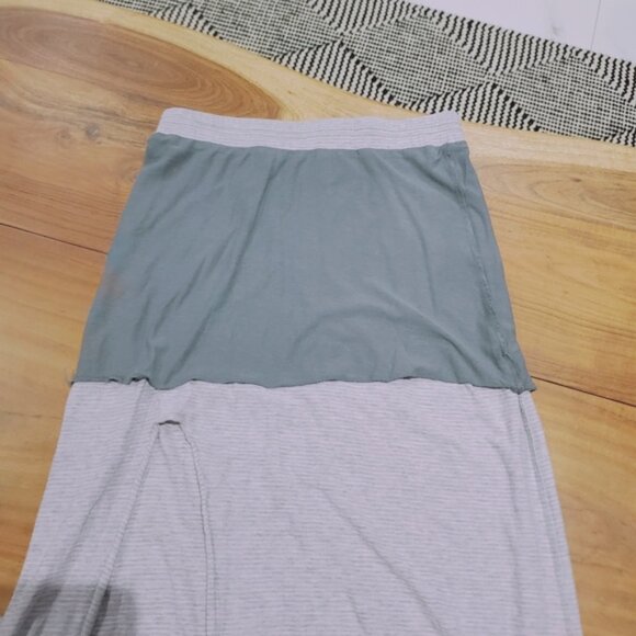 American Eagle Outfitters Striped Jersey Knit Slit Maxi Skirt - Picture 6 of 9